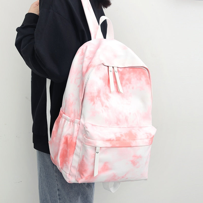 Tie-Dye Preppy Aesthetic Backpack