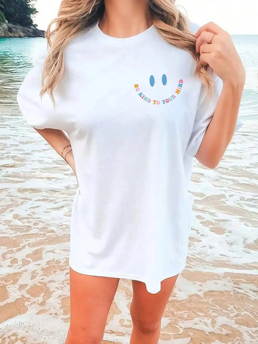 Grateful Thankful Blessed Preppy Aesthetic Faith Graphic T-Shirt Summer