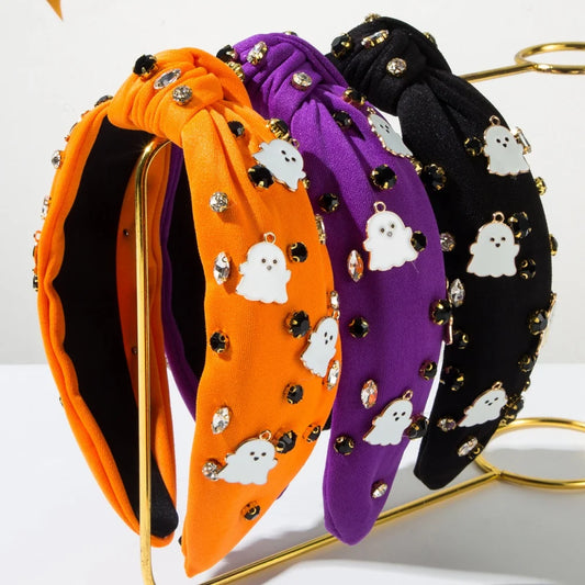 Preppy Aesthetic Halloween Ghost Headbands