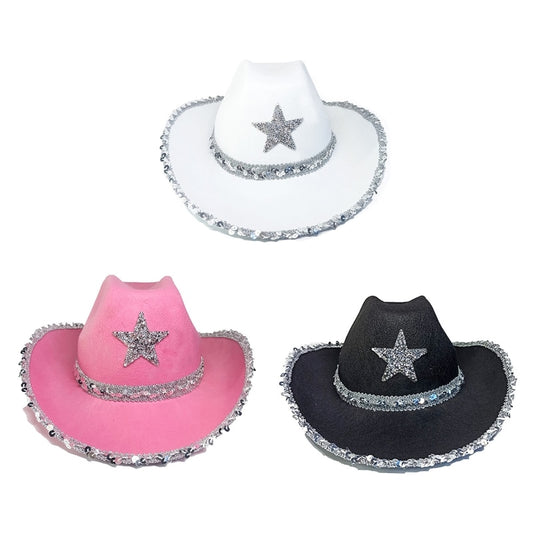 Preppy Aesthetic Star Cowgirl Hats