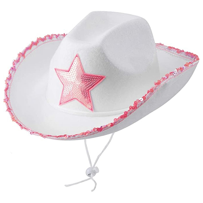 Preppy Aesthetic Star Cowgirl Hats