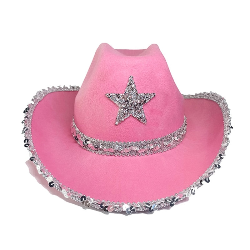Preppy Aesthetic Star Cowgirl Hats