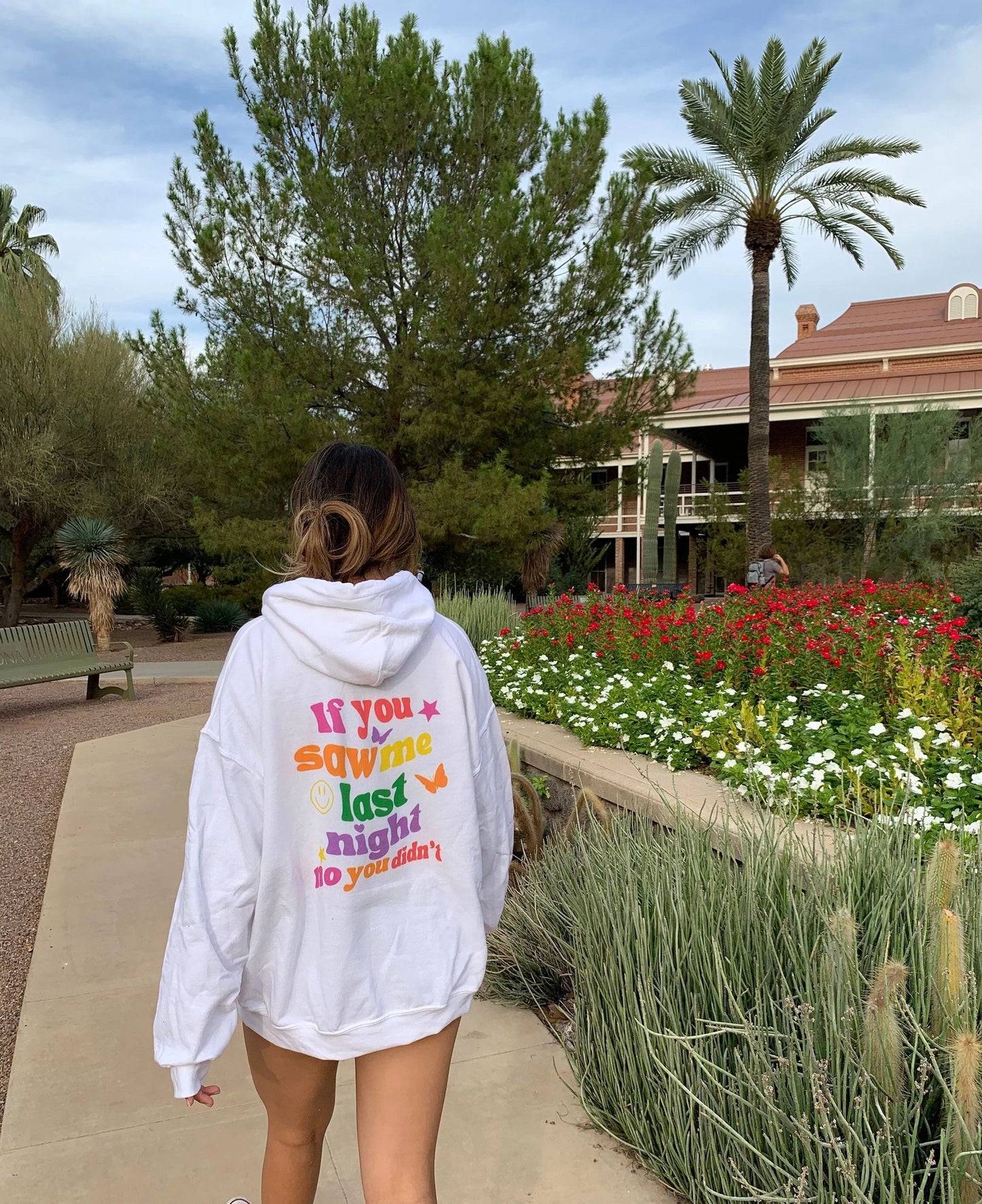 Preppy Aesthetic If You Saw Me Last Night Hoodie