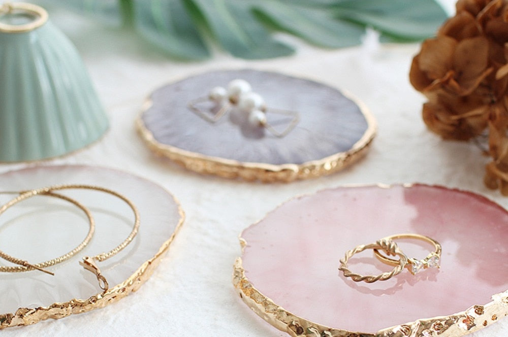 Trendy Resin Jewelry Tray Holder