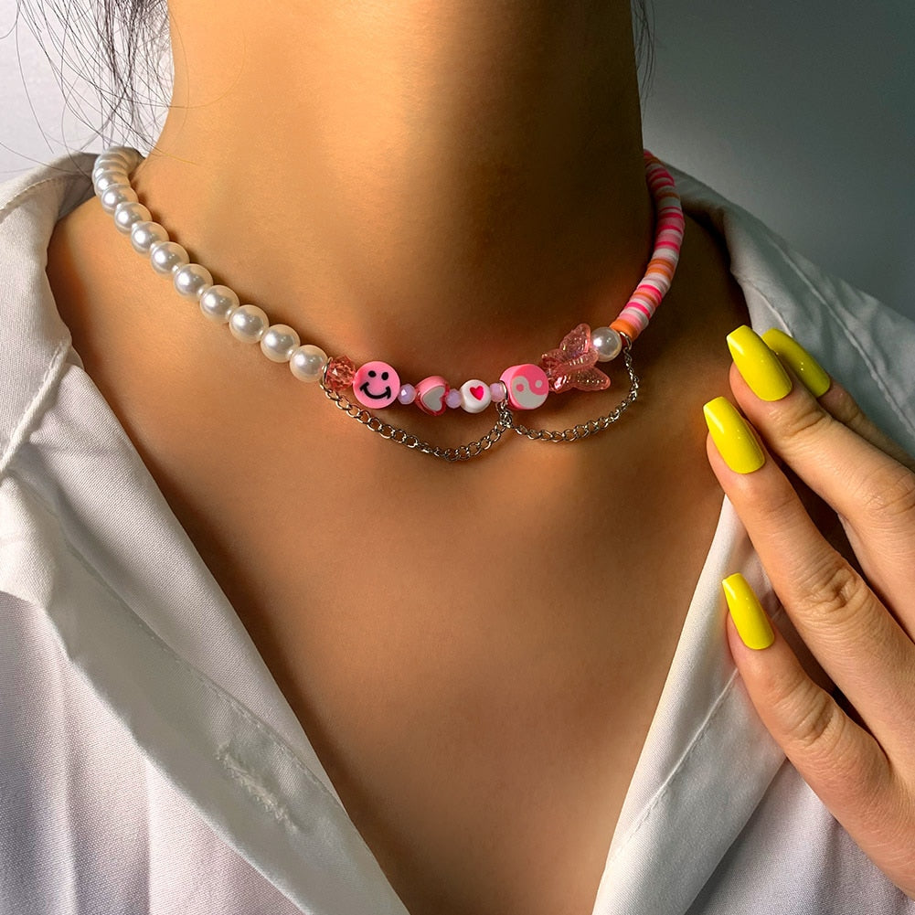 Aesthetic Pearl Necklaces
