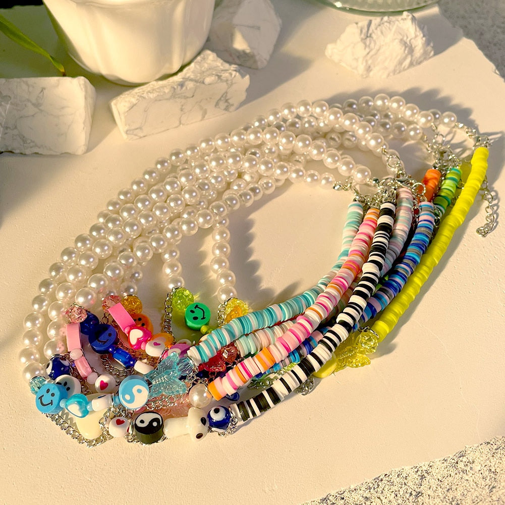 Aesthetic Pearl Necklaces