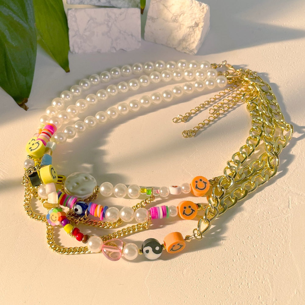 Aesthetic Pearl Necklaces