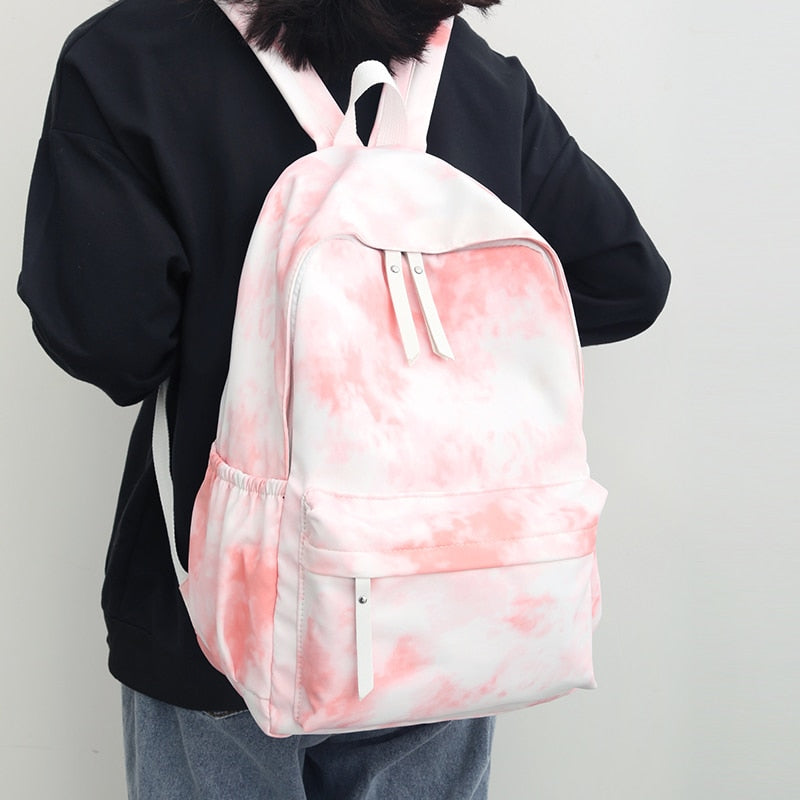 Tie-Dye Preppy Aesthetic Backpack