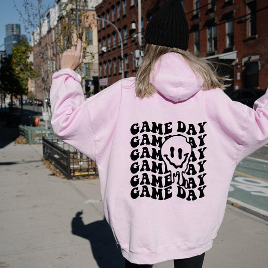 Game Day Preppy Aesthetic School Hoodie