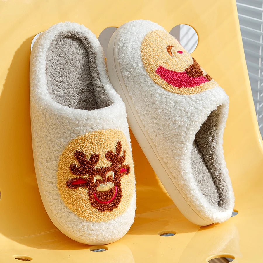 Christmas Cookie Preppy Aesthetic Cozy Slippers