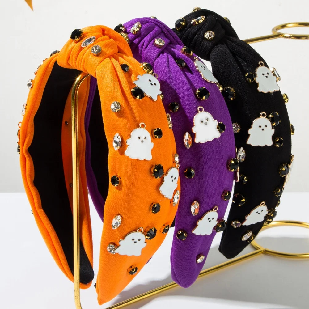 Preppy Aesthetic Halloween Ghost Headbands