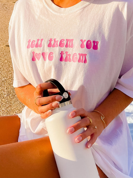 Tell Them You Love Them Preppy Aesthetic Graphic T-shirt
