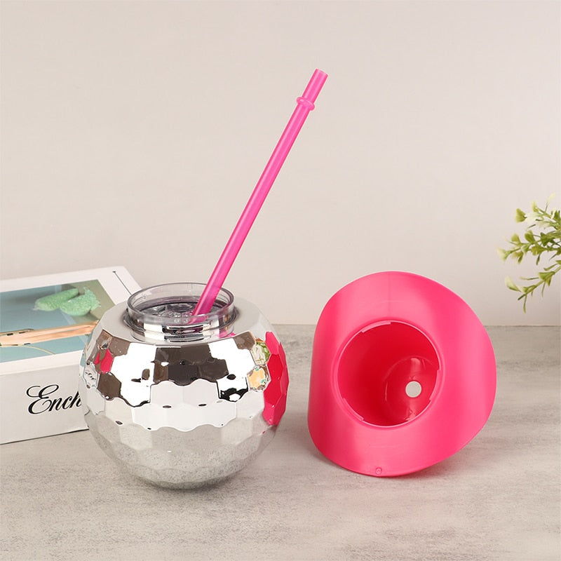 Preppy Cocktail Cup Water Bottle - Aesthetic Room Decor