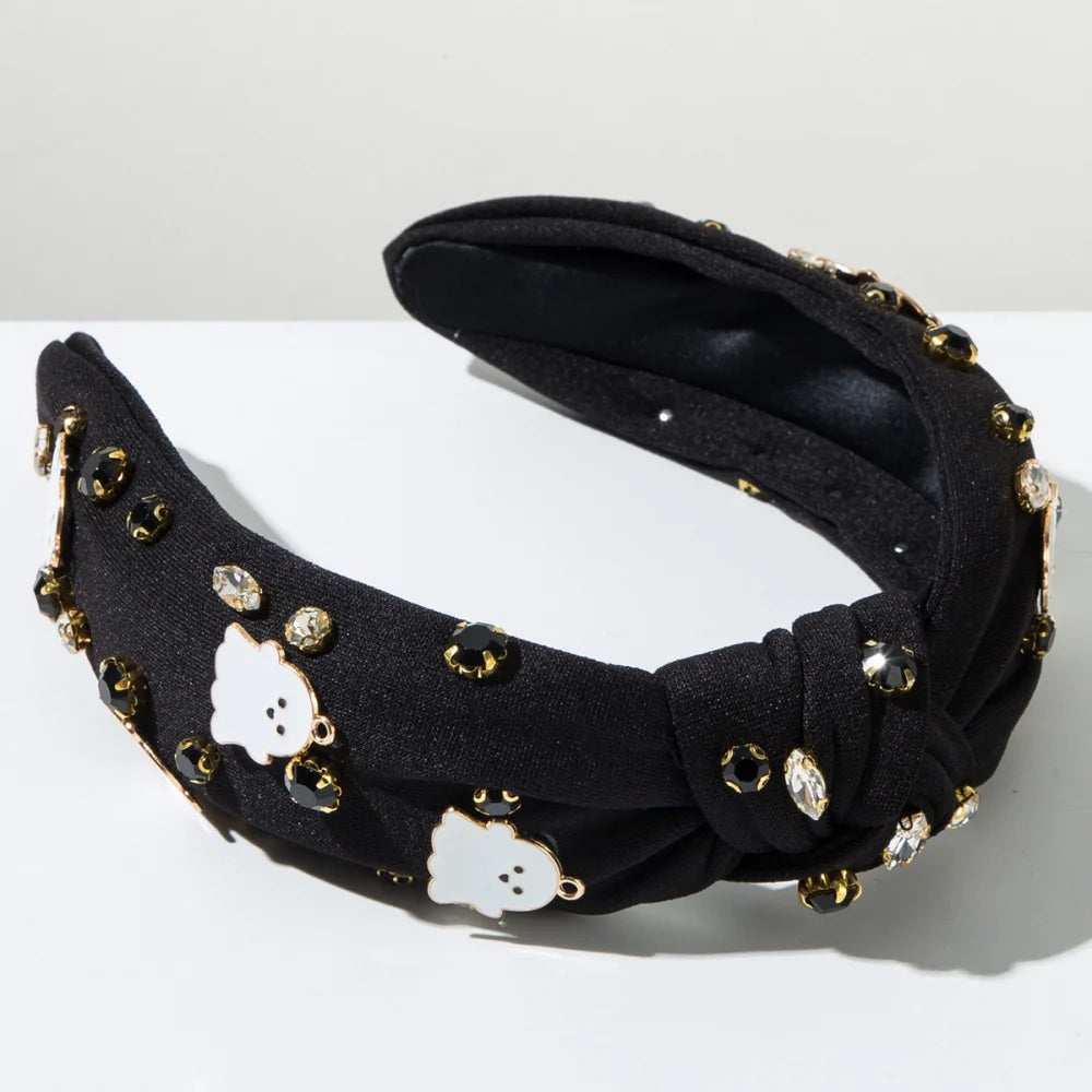 Preppy Aesthetic Halloween Ghost Headbands