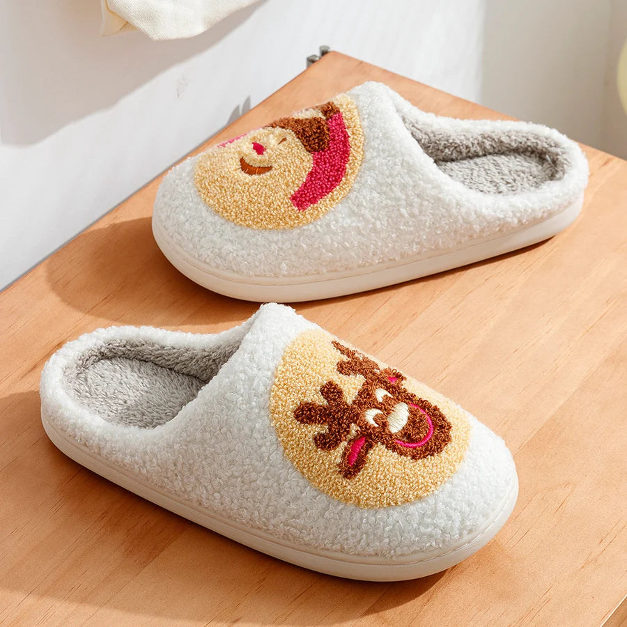 Christmas Cookie Preppy Aesthetic Cozy Slippers