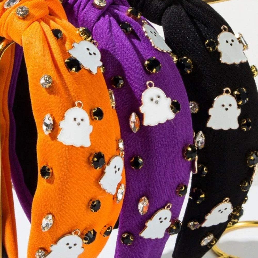 Preppy Aesthetic Halloween Ghost Headbands