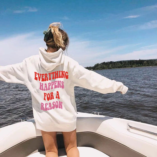 Everything Happens For A Reason Aesthetic Hoodie