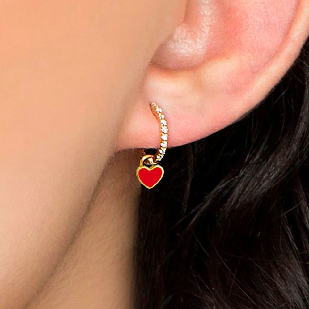 Aesthetic hot sale hoop earrings