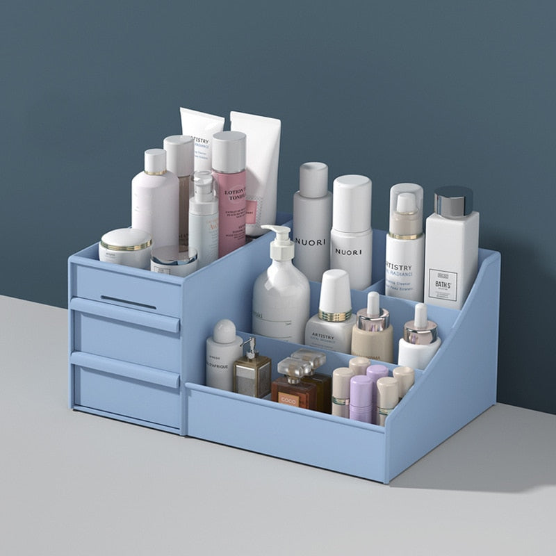 Skincare Makeup Organizer Preppy Aesthetic Cosmetic Storage Box