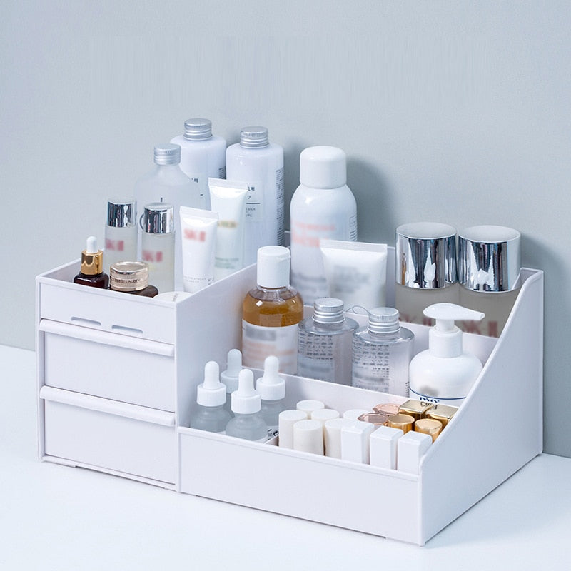 Skincare Makeup Organizer Preppy Aesthetic Cosmetic Storage Box