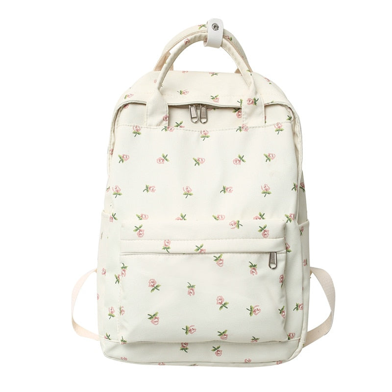 Pink Floral Classic Backpack, Small Medium Large, Interior Laptop Sleeve, 2  Side Pockets - Etsy