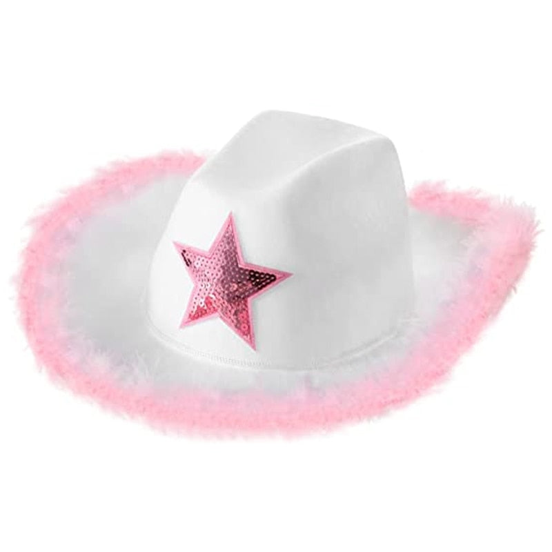 Preppy Aesthetic Pink Cowgirl Hat Disco Ball Cup – The Preppy Place