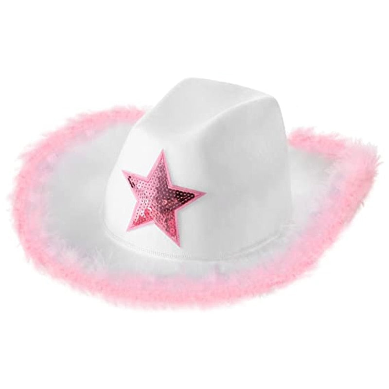 Preppy Aesthetic Star Cowgirl Hats