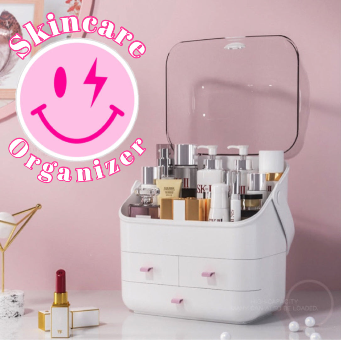 Preppy Skincare & Makeup Organizer Storage Drawer