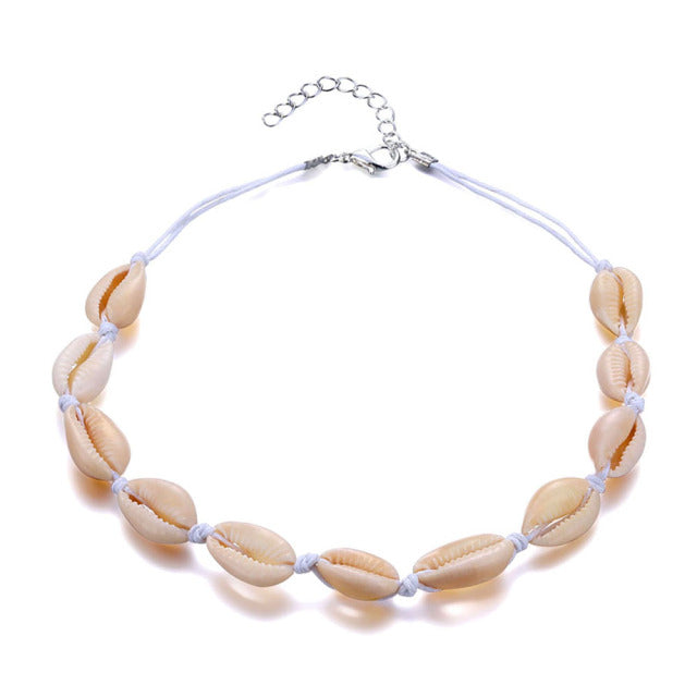 Trendy Sea Shell Beach Necklace