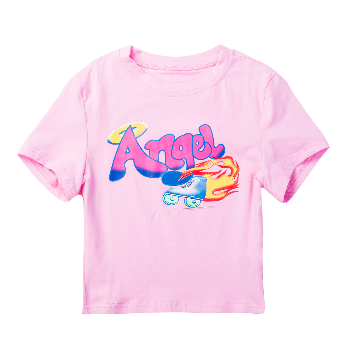 Angel Graphic Tee Preppy Aesthetic Crop Top – The Preppy Place