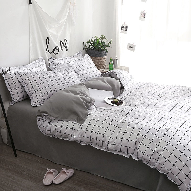 Plaid Aesthetic Bedding Set