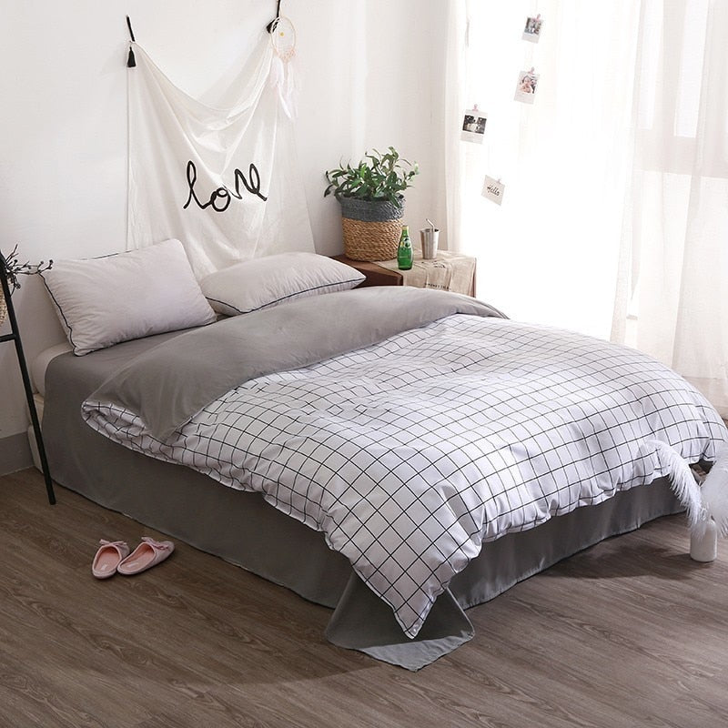 Plaid Aesthetic Bedding Set